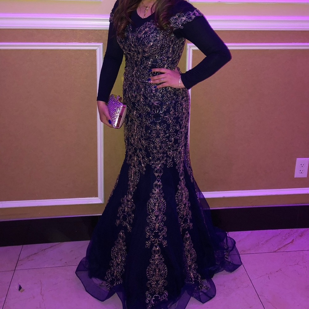Navy Blue Evening gown